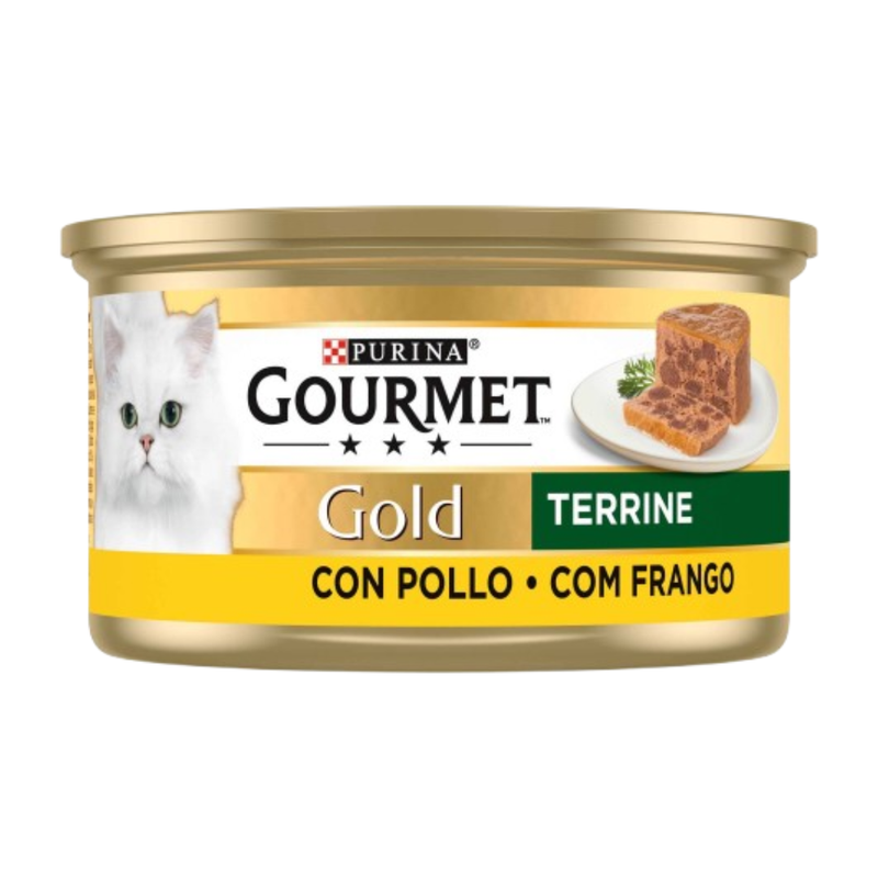 Purina Gourmet Gold Terrina Frango Gato Adulto 85g
