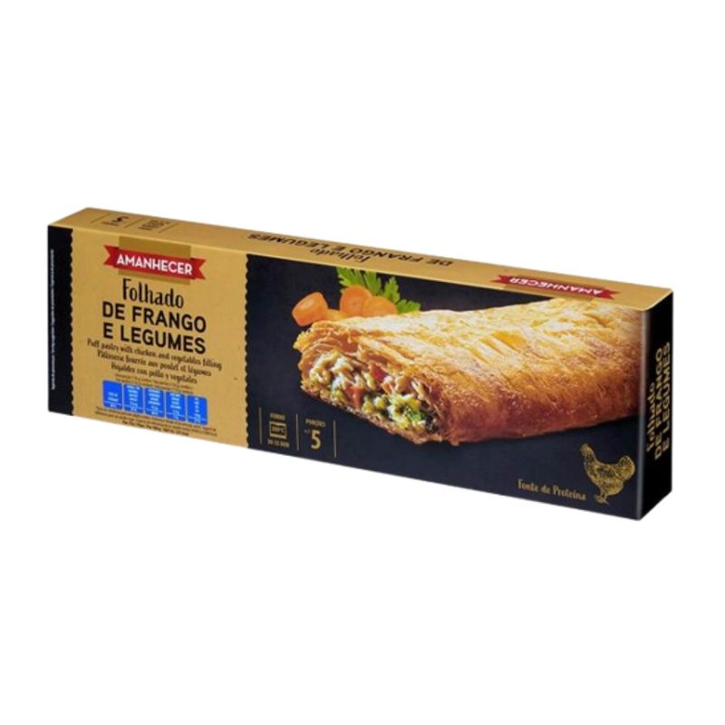 Amanhecer Folhado de Frango e Legumes 550g