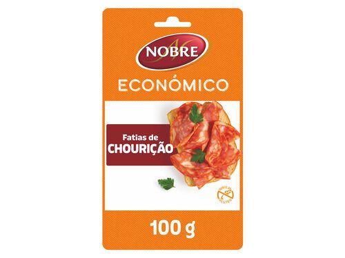 CHOURIÇÃO NOBRE FATIAS 100G