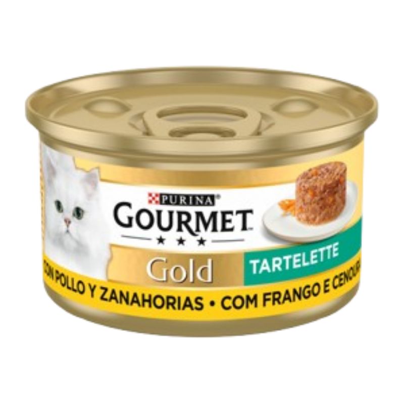Purina Gourmet Gold Tartelette Frango e Cenouras 85g