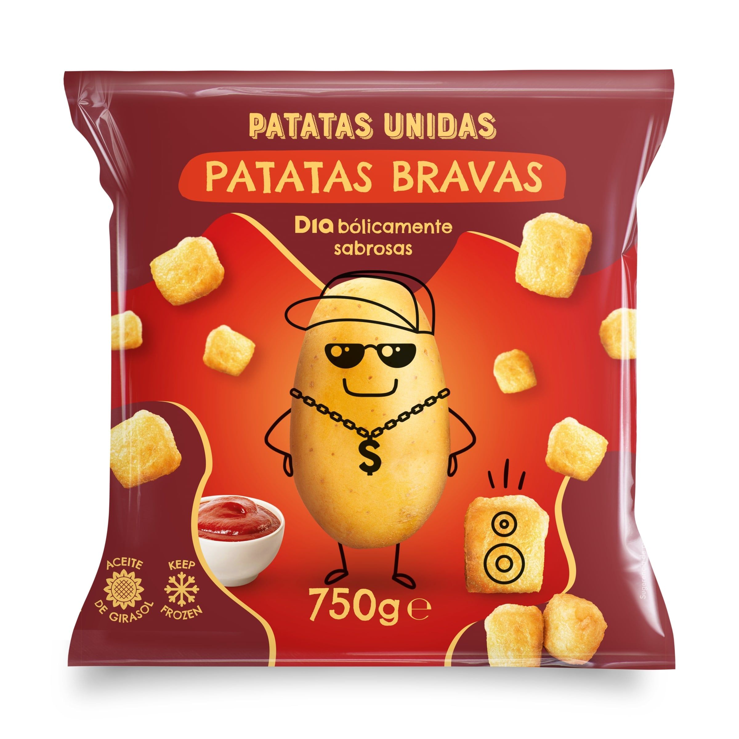 DIA Patatas fritas congeladas muy finas Bolsa 1 kg