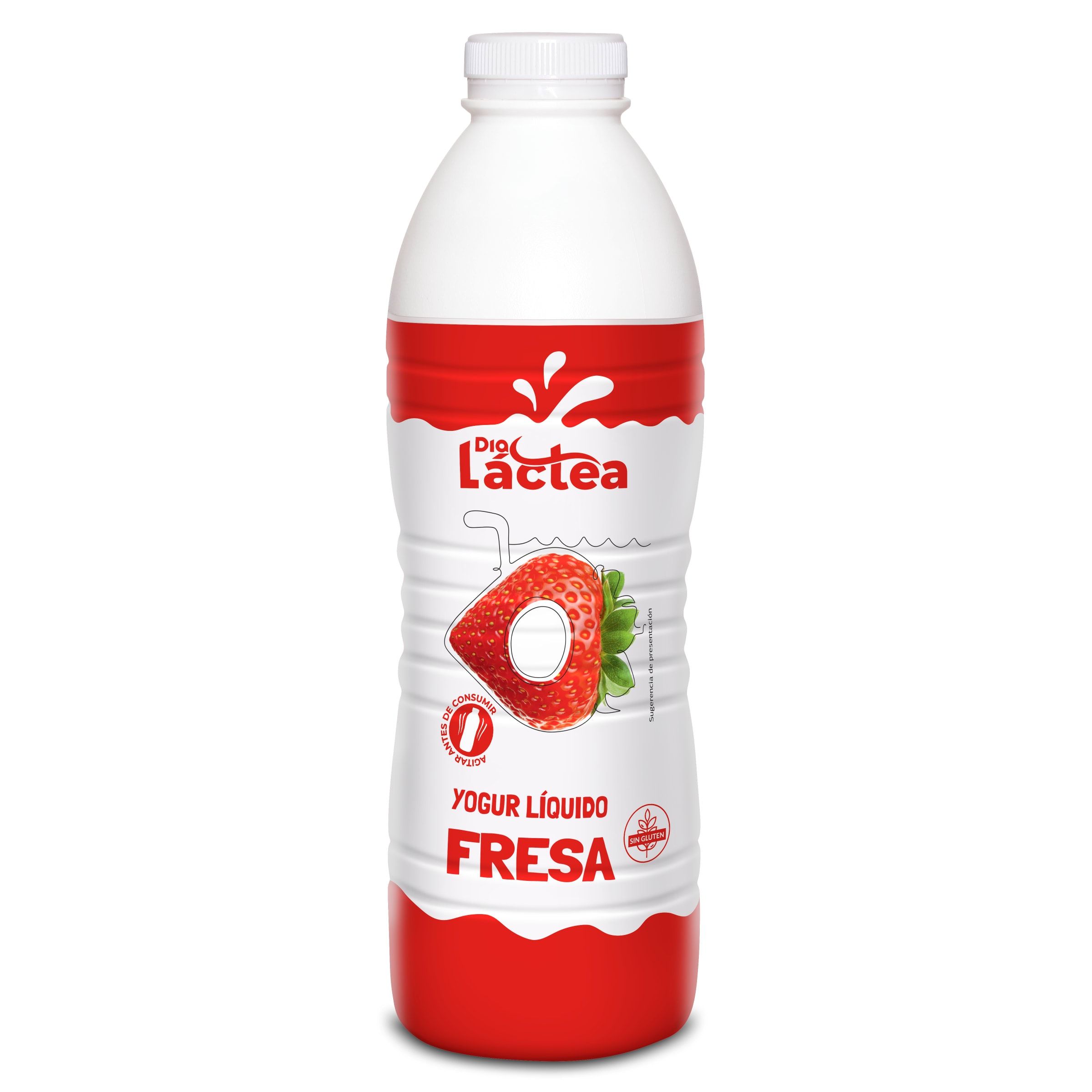 Yogur sabor fresa Dia Láctea pack 4 x 125 g - Supermercados DIA