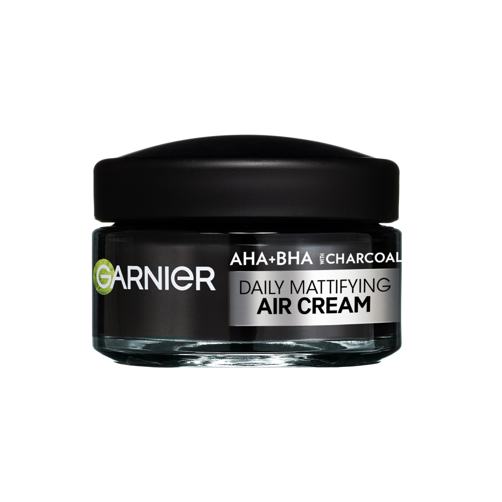 GARNIER AHA+BHA CHARCOAL MATTIFYING AIR CREAM 50ML