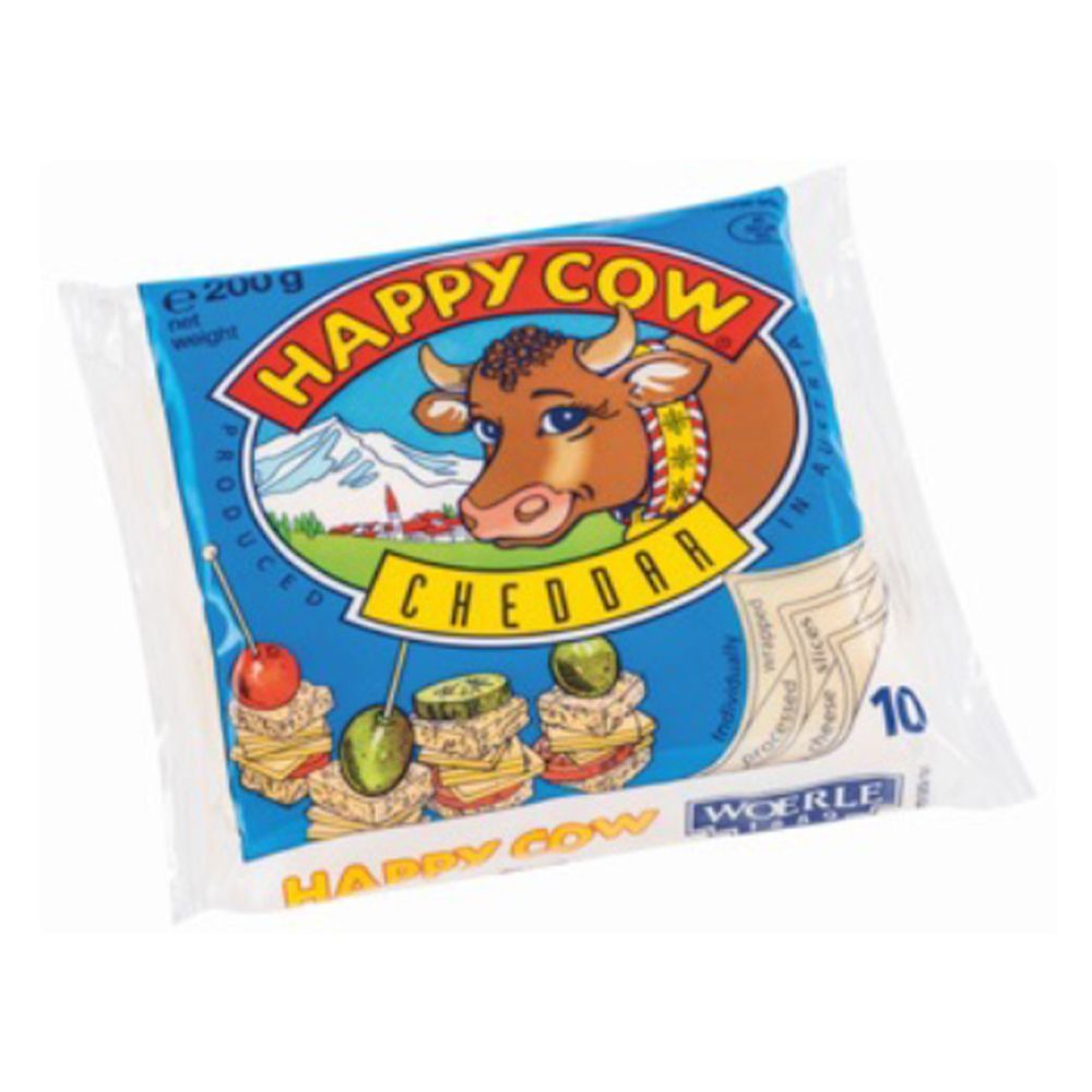 Happycow Cheddar Cheese 200G