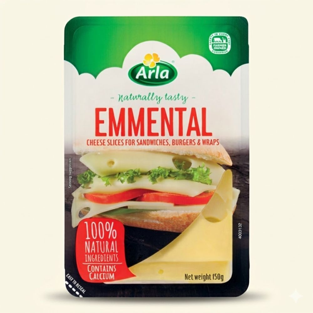 Arla Emmental Cheese Slices 150G