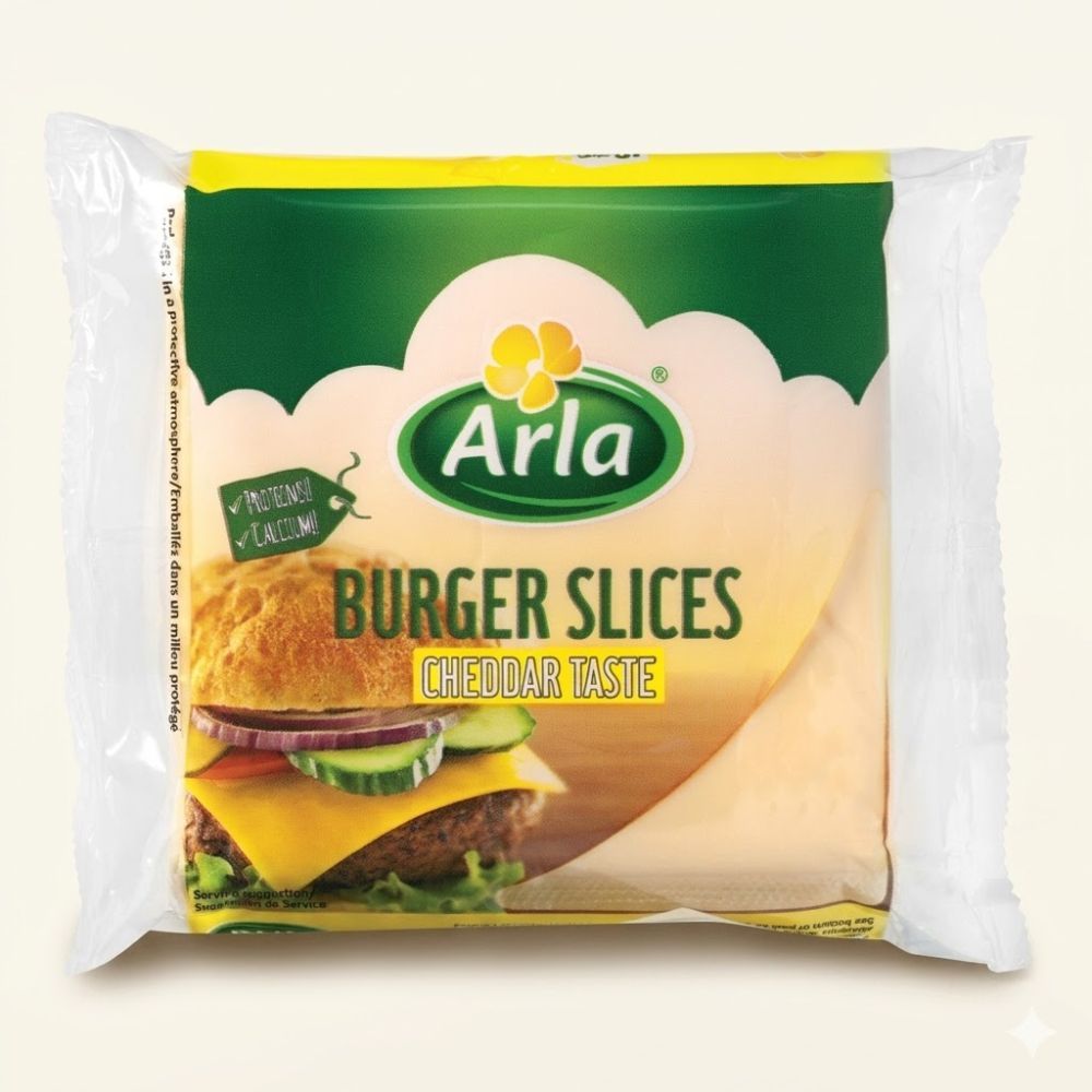 Arla Burger Slices Cheddar Taste 200G