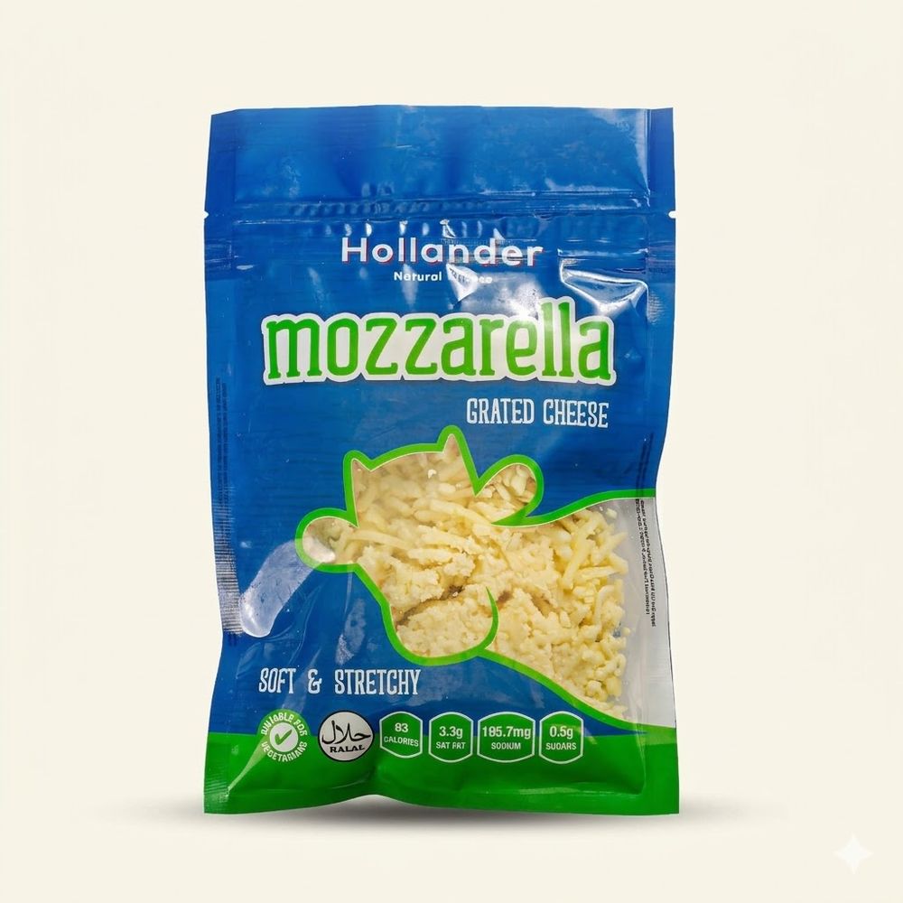 Happy Cow Grated Mozzarella 250G