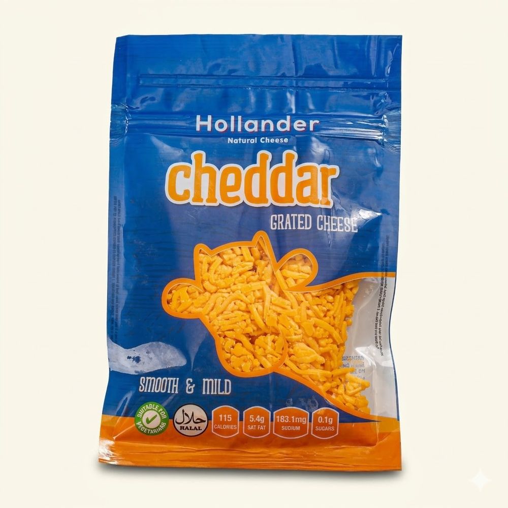 Happy Cow Grated Cheddar 250G