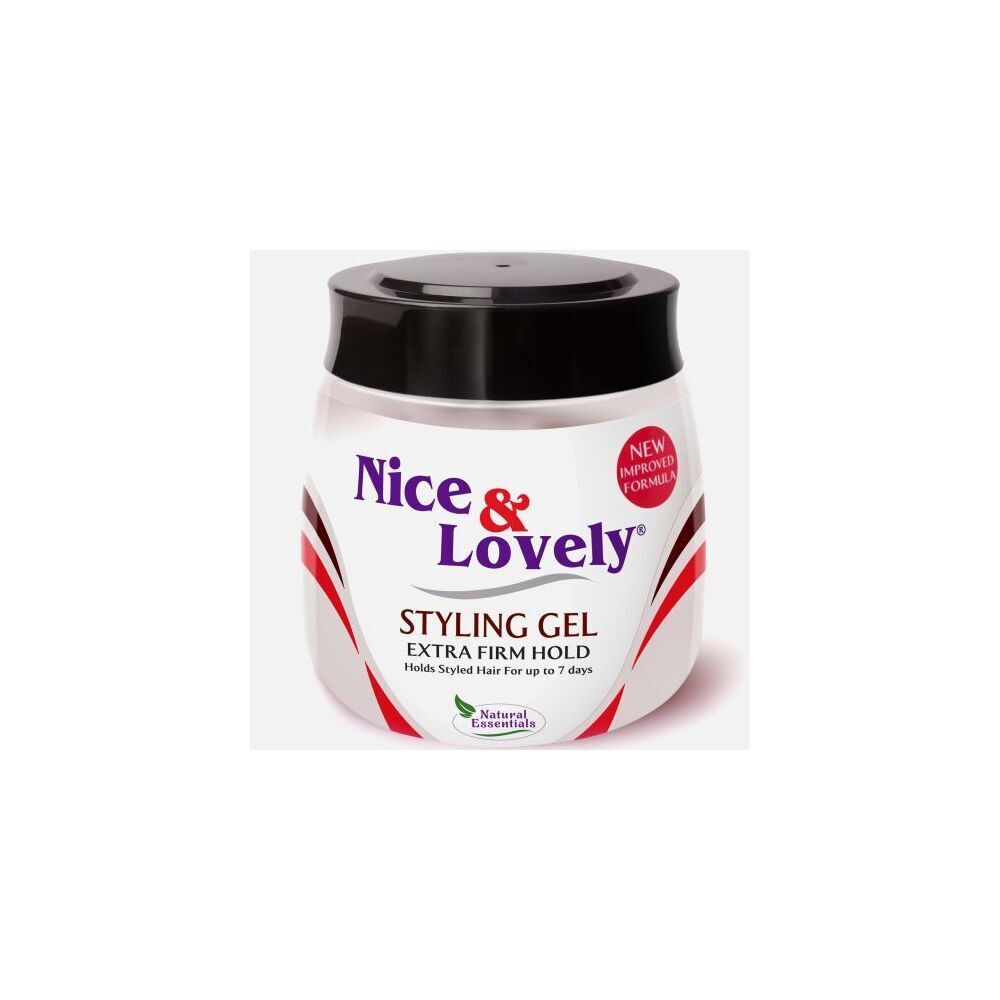 Nice & Lovely Extra Firm Hold Styling Gel 295Ml