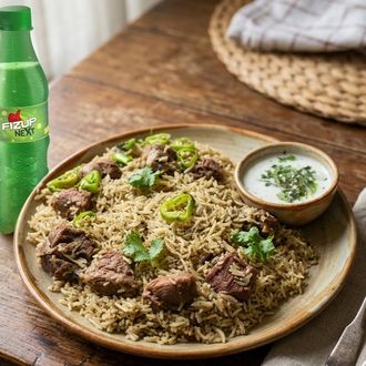 Beef Combo Deal 1 — served at Haji Faqeer Muhammad Pulao Corner, Nawabshah