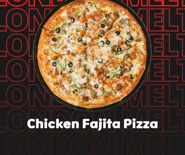 Chicken Fajita Pizza – London Melt Lahore