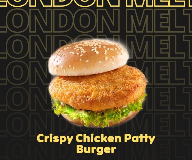 Crispy Chicken Patty Burger – London Melt Lahore