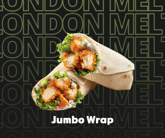 Jumbo Wrap – London Melt Lahore