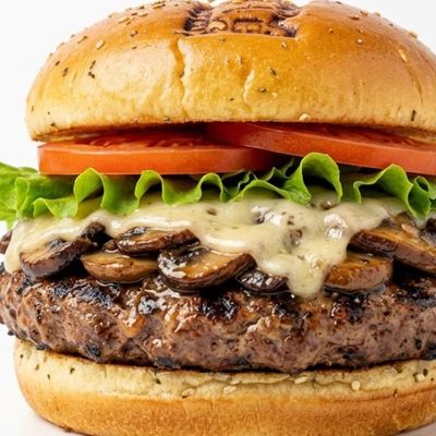 Tasty Mushroom Burger
