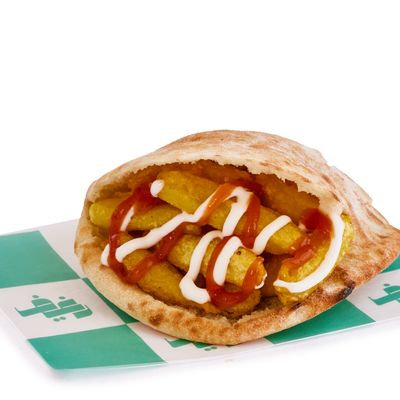 Shrimp Fries Ketchup and Mayonnaise