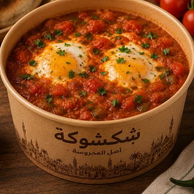 Egg Shakshoka with tomatoes