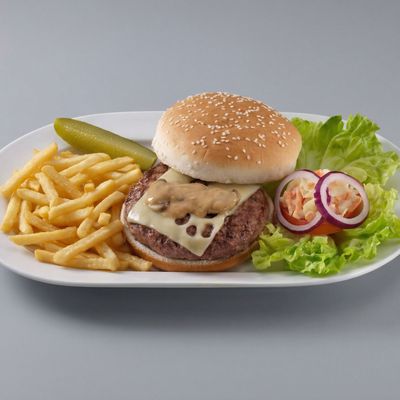 Swiss And Mushroom Sandwich