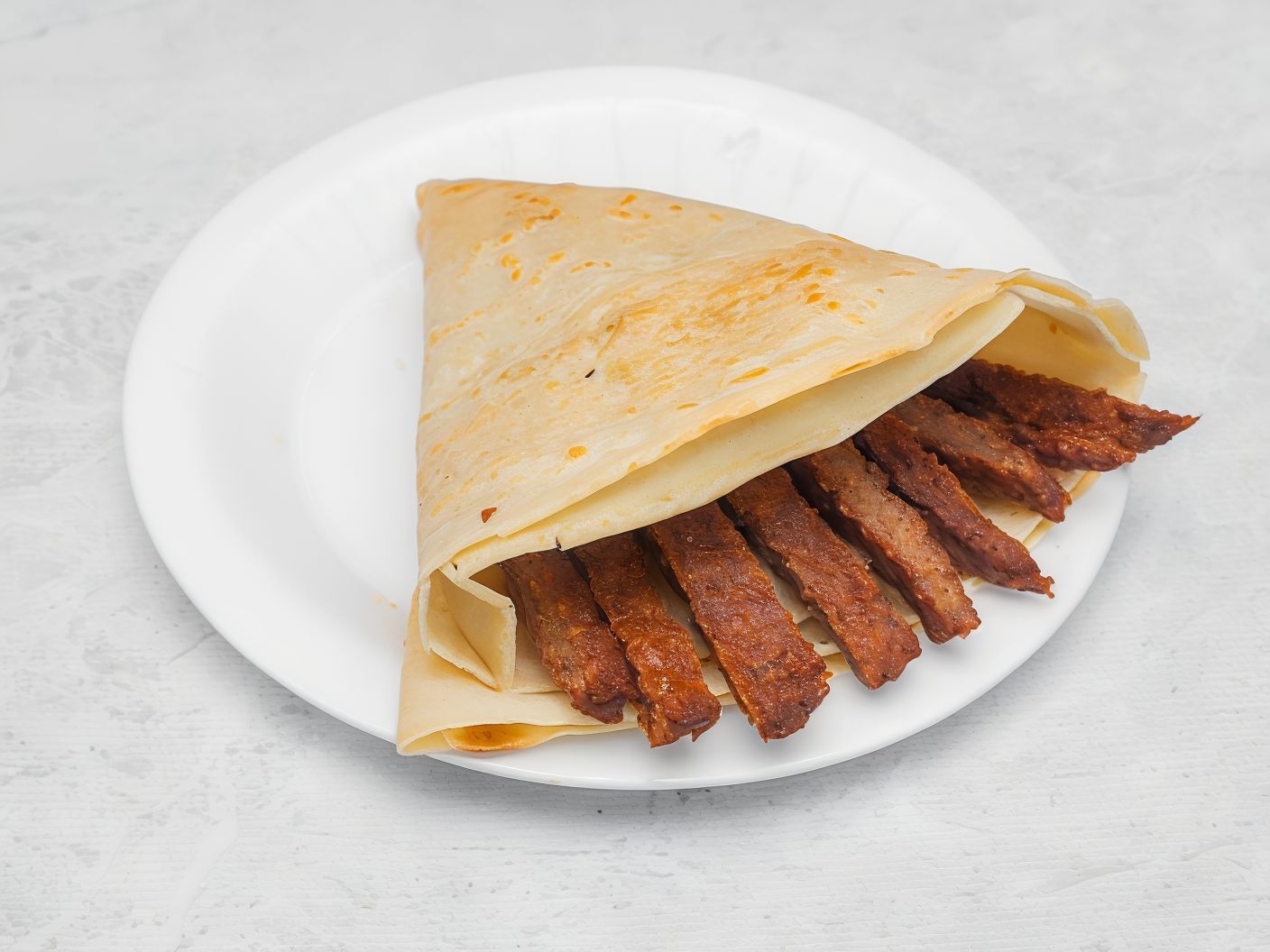 Plain Burger Crepe