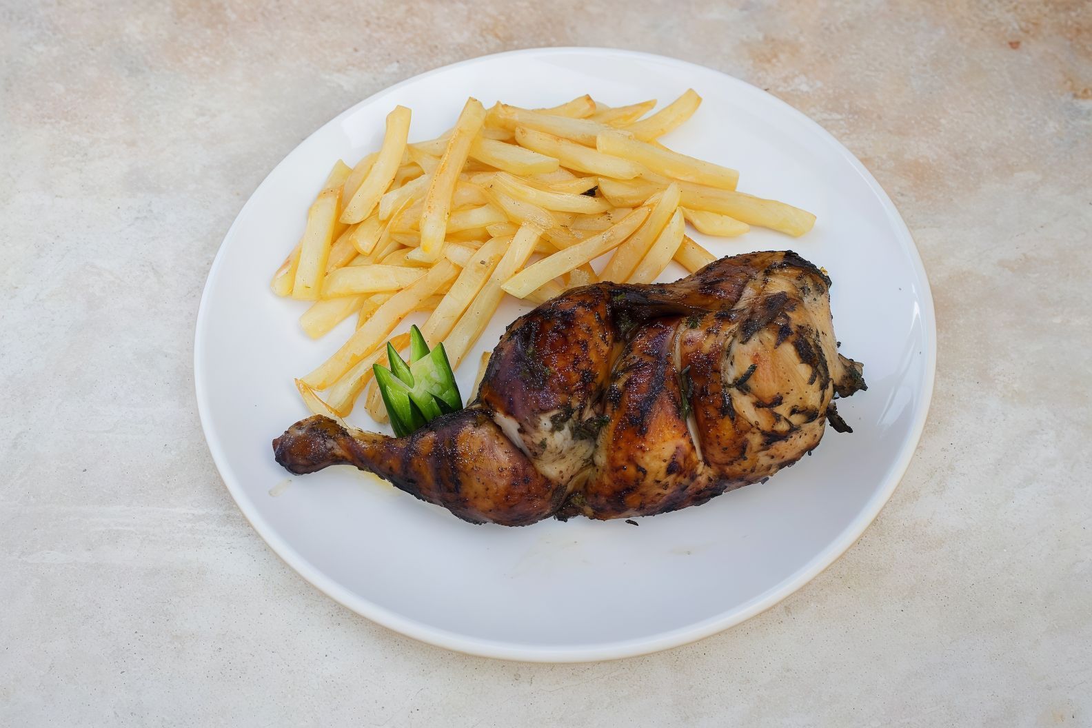Half Grilled Chicken