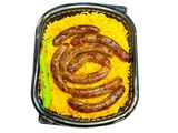 Grilled sausage with rice