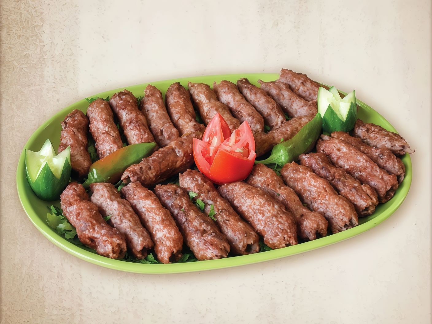 Kilo Kofta Meal With Bread And Salad