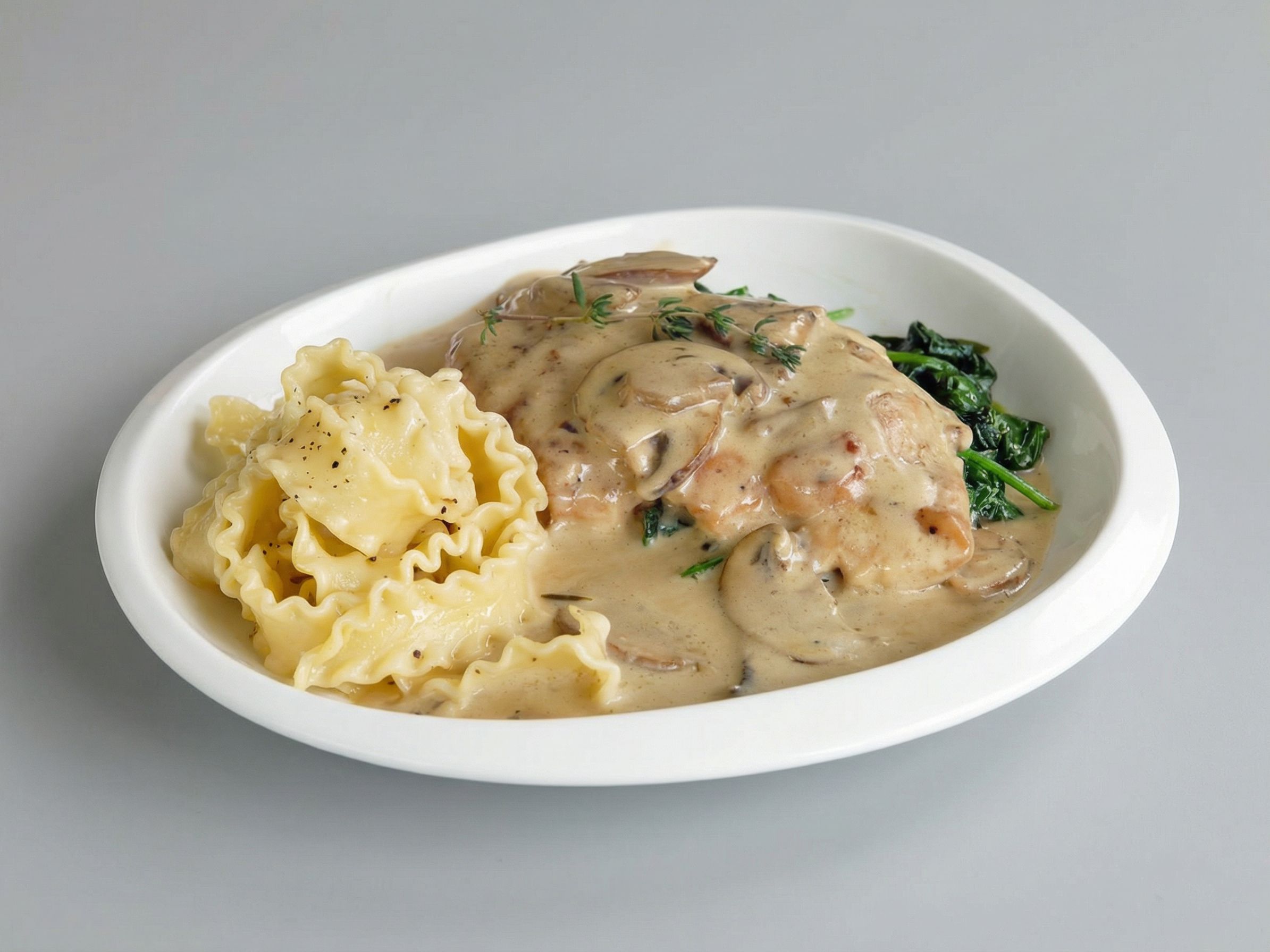 Chicken Piccata With Mushroom Platter