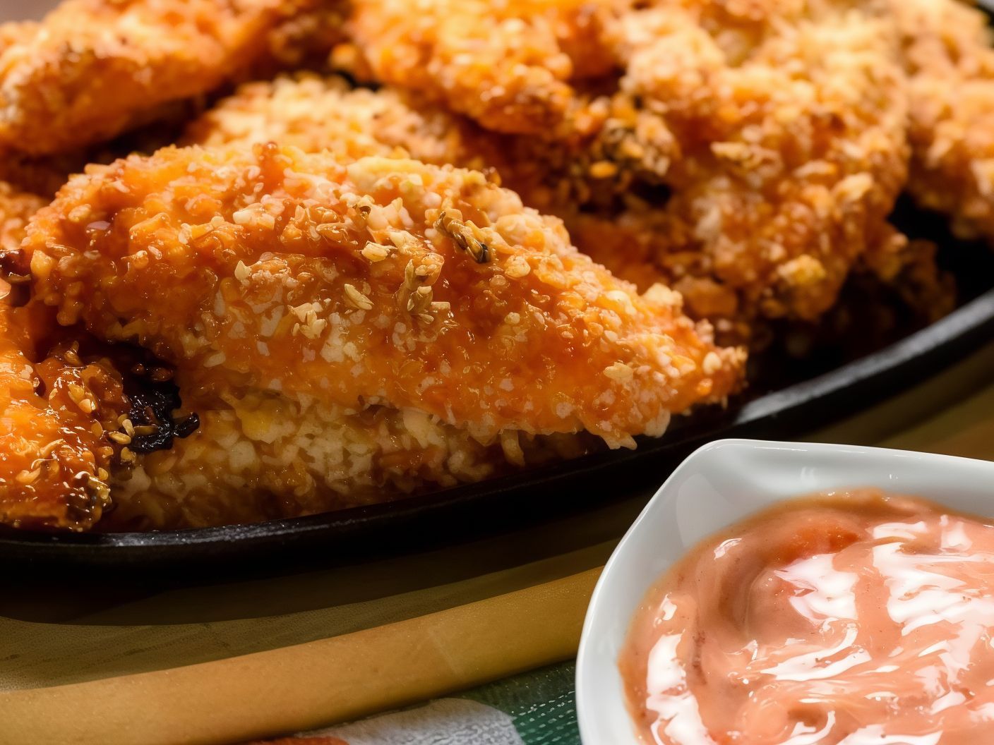Crispy Chicken With Sweet Chili Sauce Platter