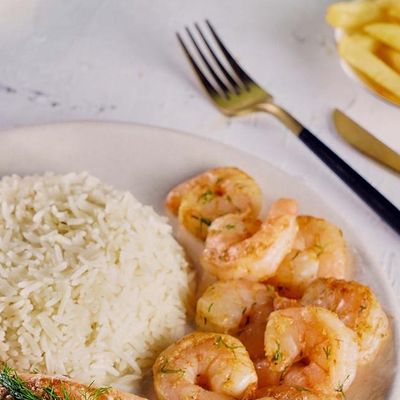 Sautéed shrimp