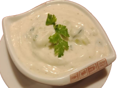 LI01- Onion With Tomato And Cucumber Raita Salad
