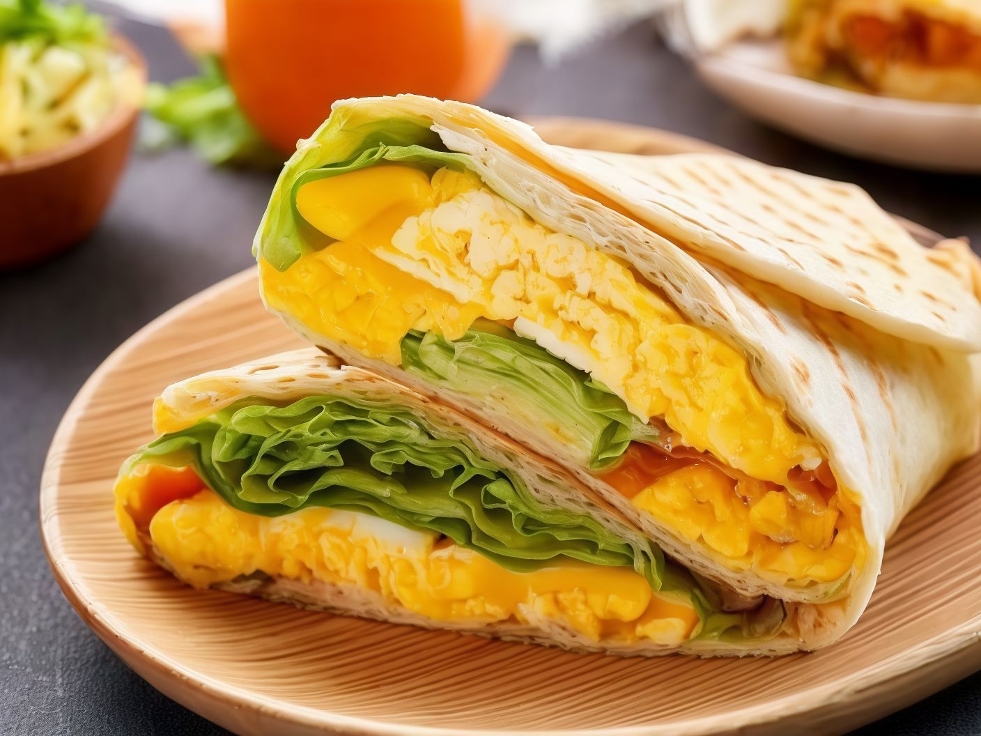 Omelette wrap