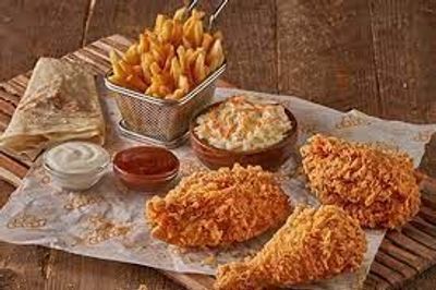 Chicken Crispy And Pomfret 3 Pieces