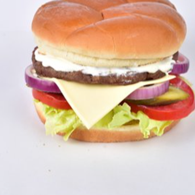 Social Burger With Cheese Sandwich