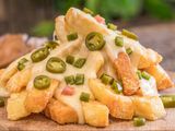 French Fries With Cheese And Jalapeños