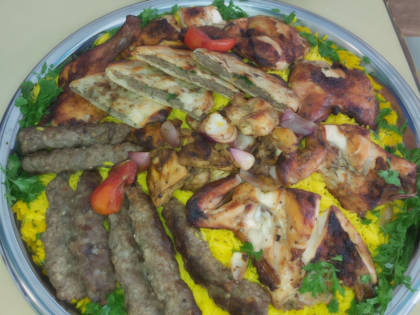 Grill Tray For 4 Persons