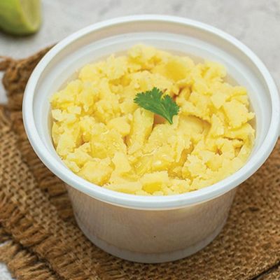 Potato Puree With Fried Eggs Box