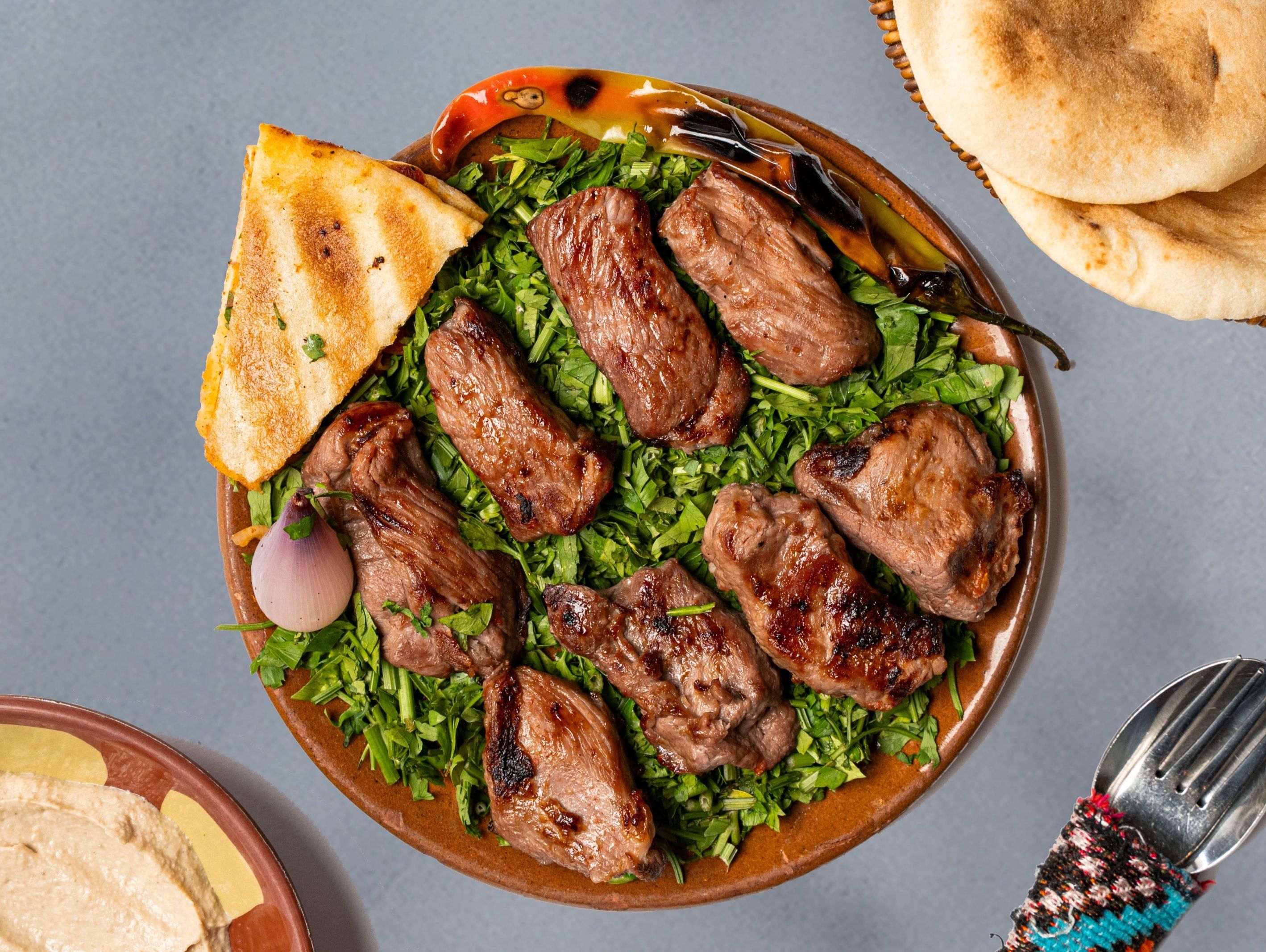 A third of a kilo kebab