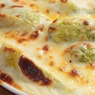 Zucchini With Bechamel And Minced Meat