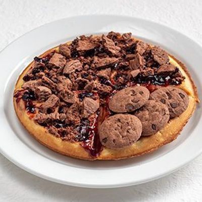 Blueberry and Cookies Waffle