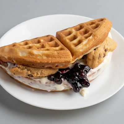 Blueberry Cookies Sandwich