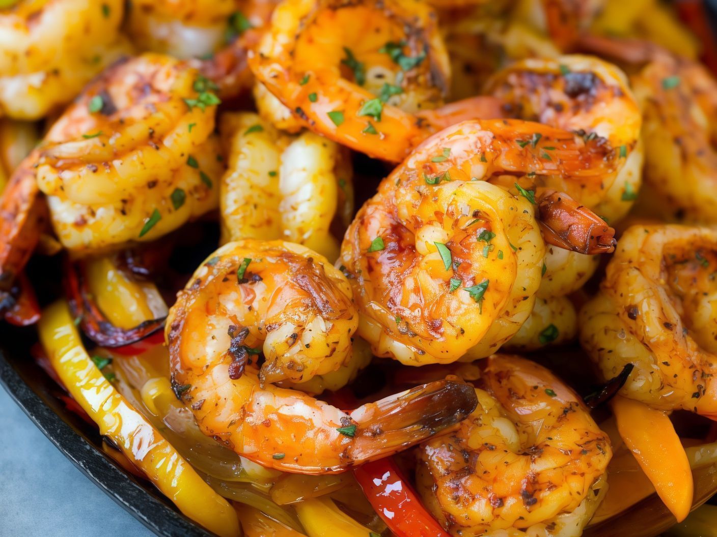 Shrimp Fajita Platter