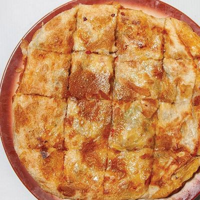 فطيرة دجاج مشكلة