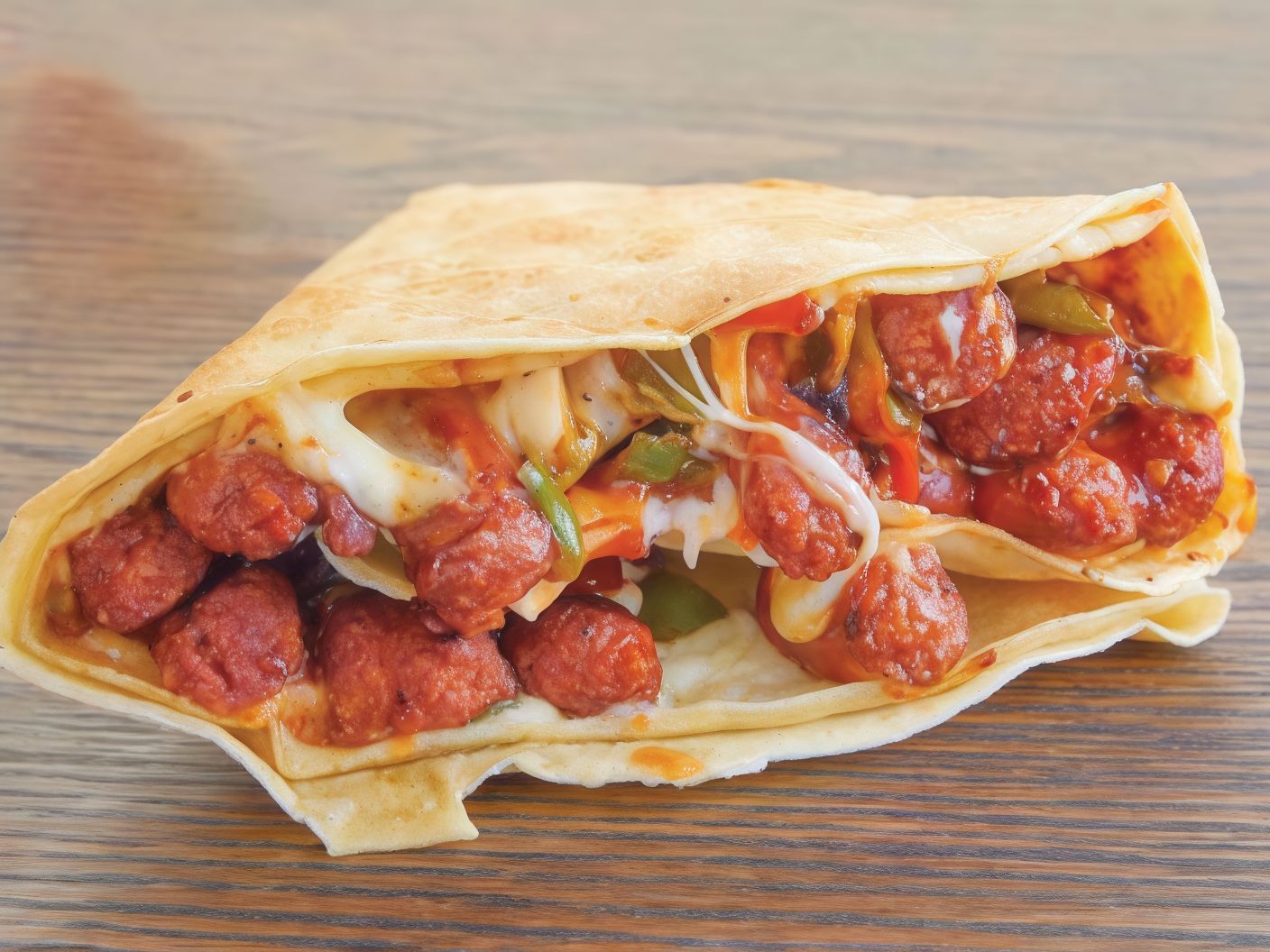 Fajita Hot Dog Crepe
