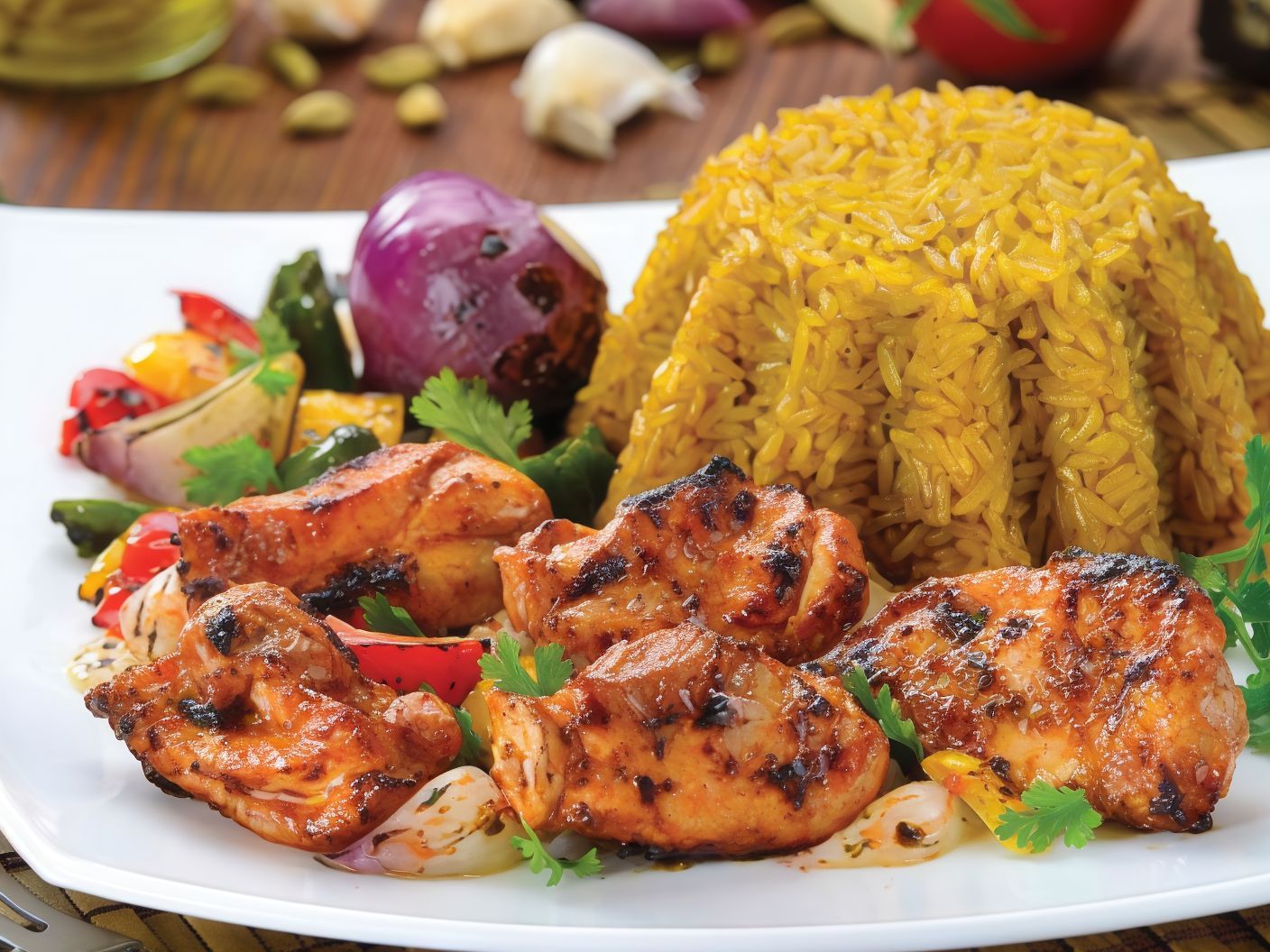 Shish Tawook Meal