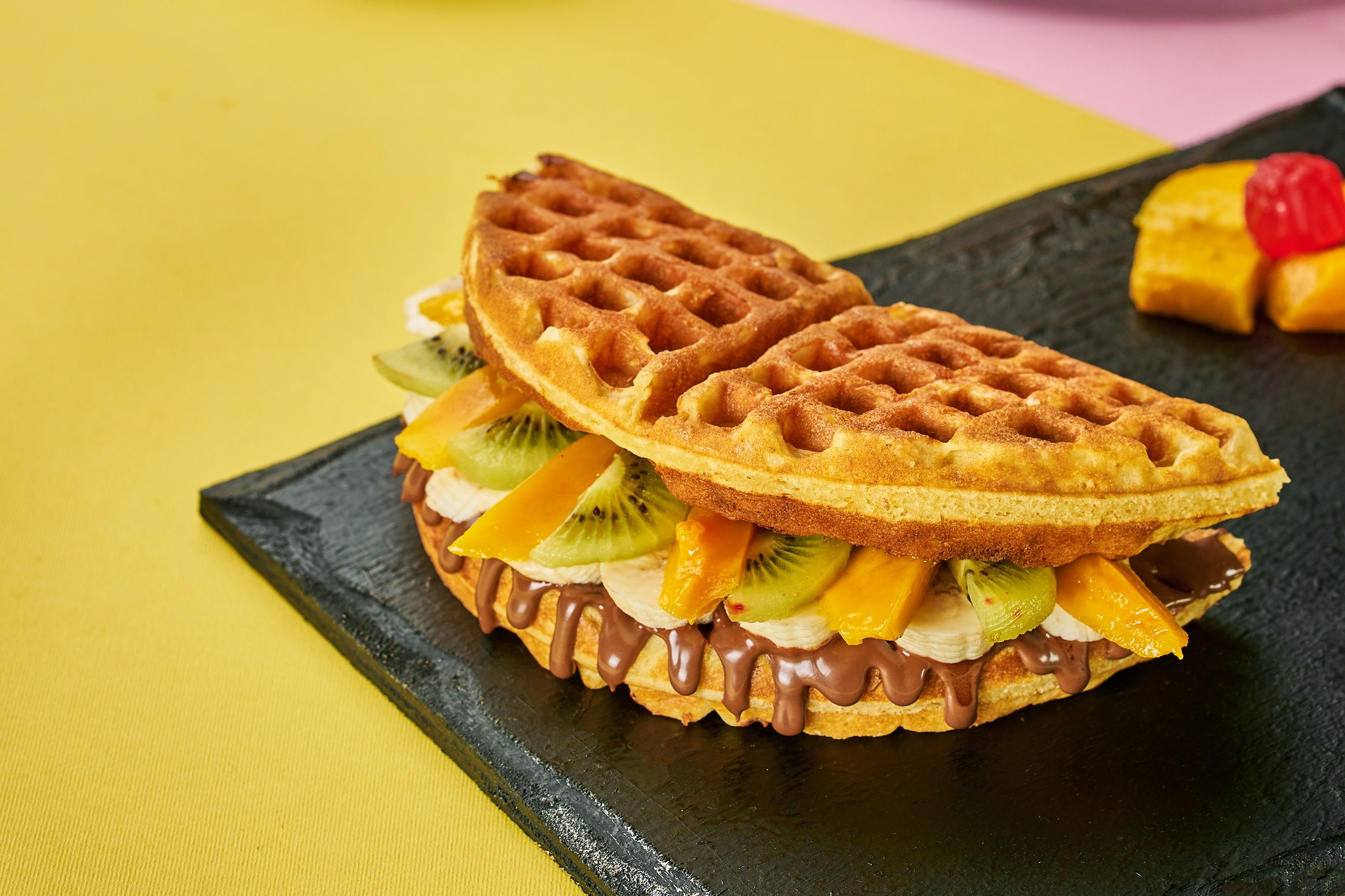 Grilled Marshmallow Waffle Wich