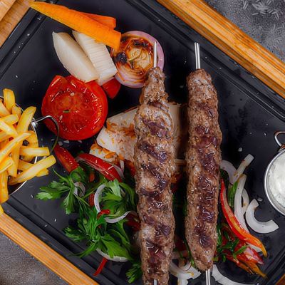 Half a kilo of Kandooz kofta with rice