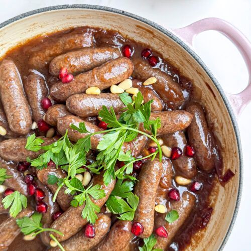 Pomegranate Molasses Sausage