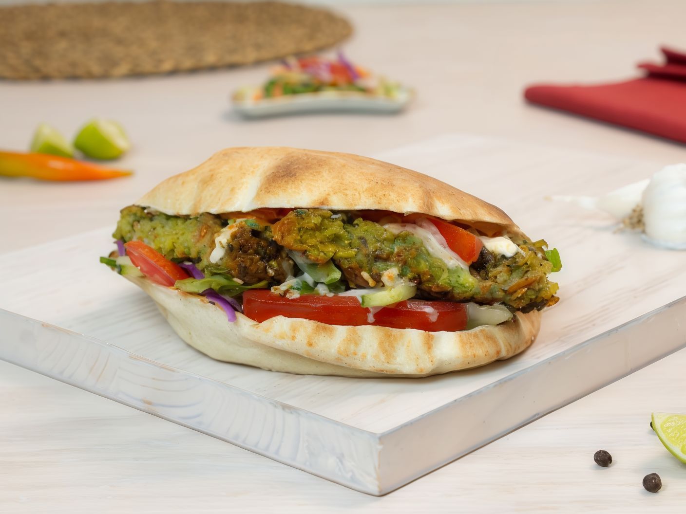 Stuffed Taamia Sandiwch