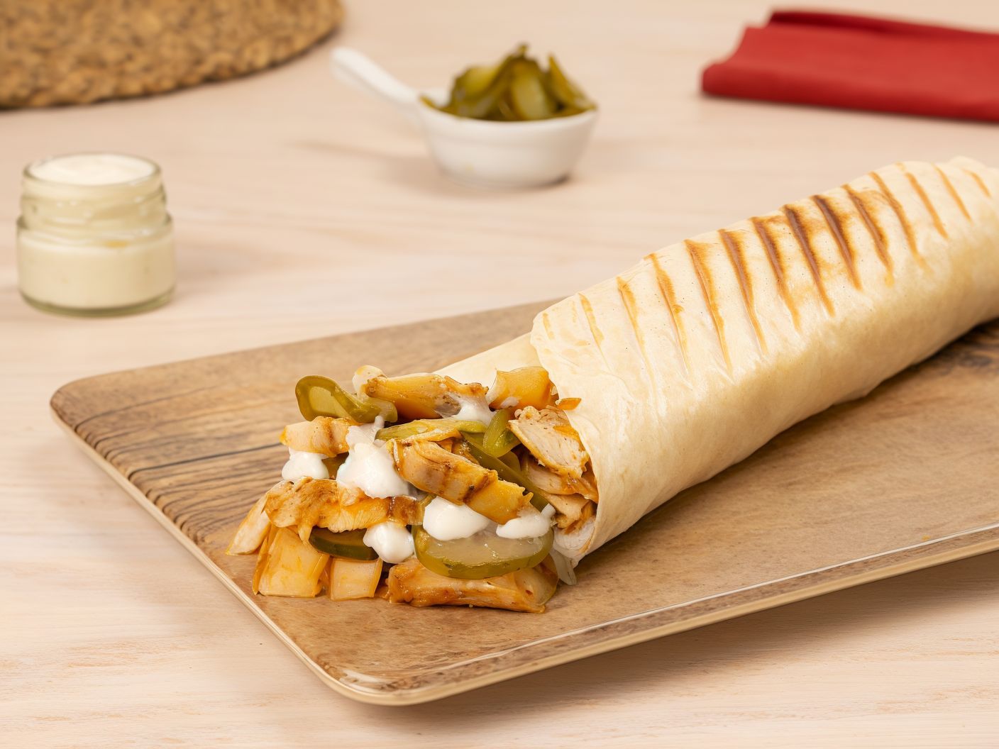 Chicken Shawerma Roll