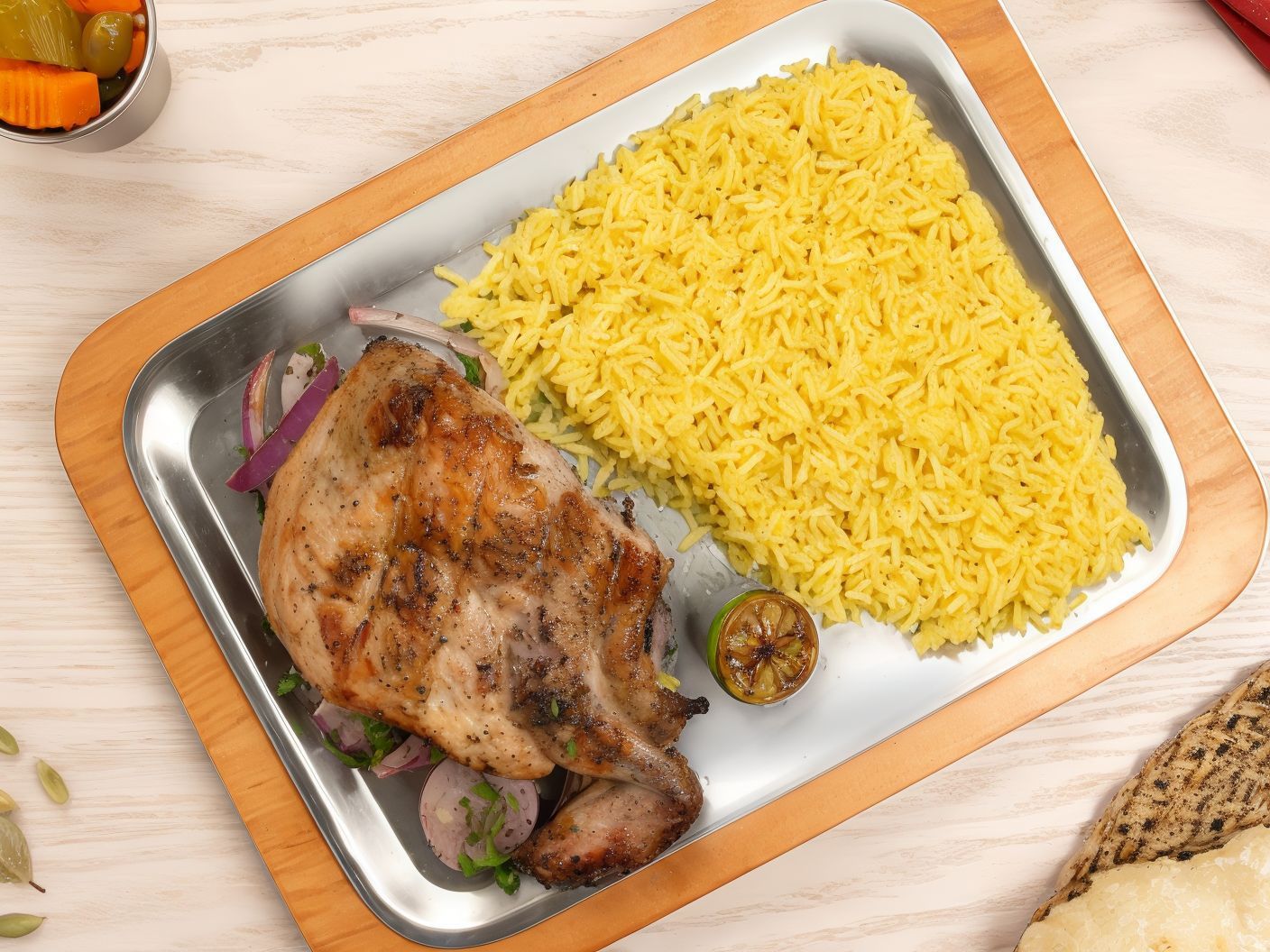 Quarter Grilled Chicken Meal