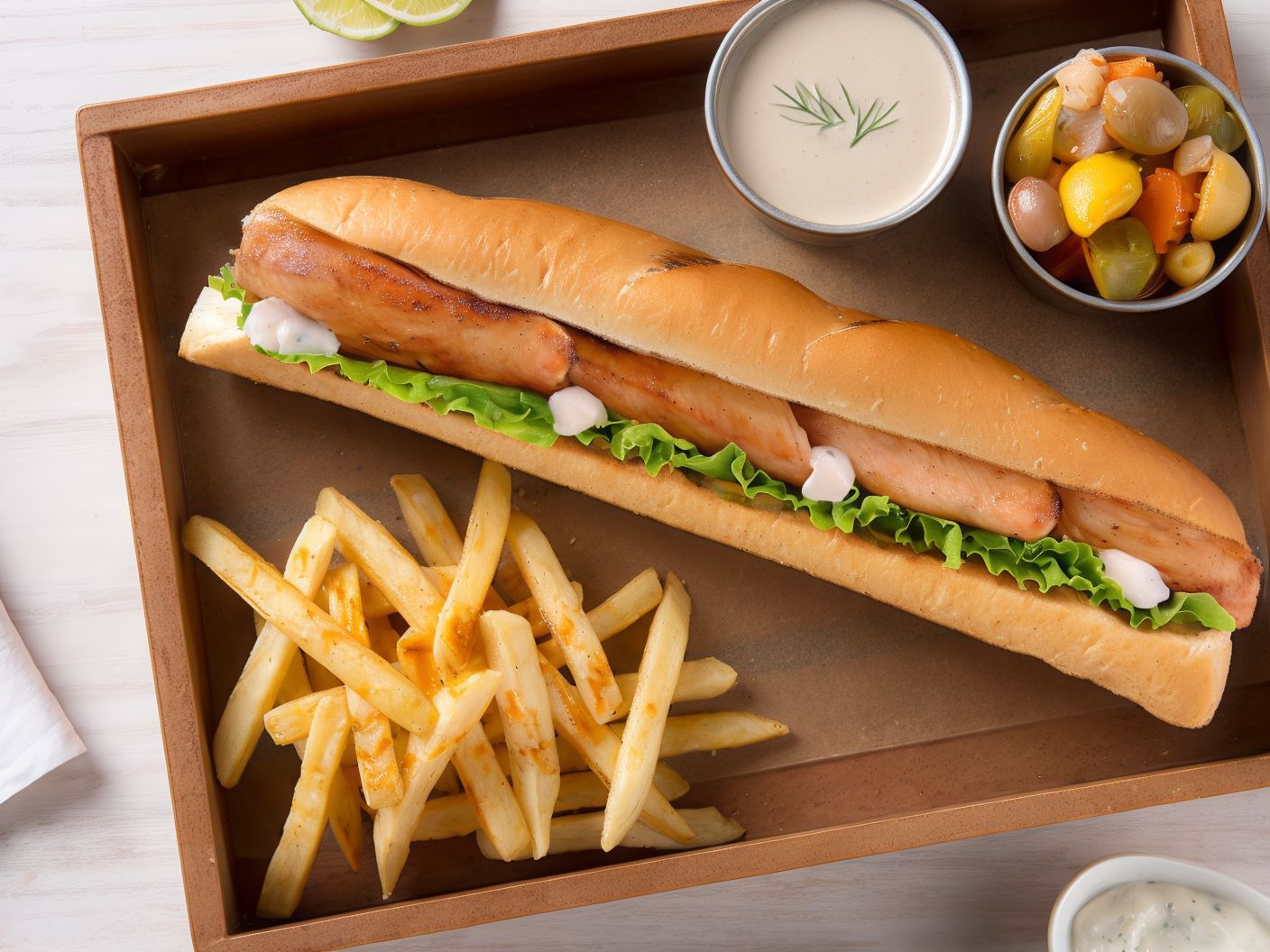 Grilled Chicken Breasts Sandwich
